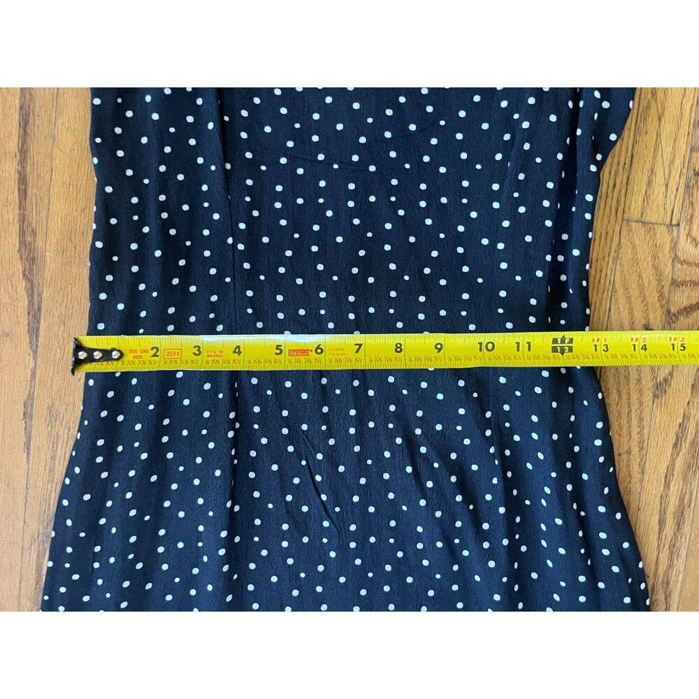 Abercrombie & Fitch Black Polka Dot Mini Dress Women's Size Small - Picture 8 of 10